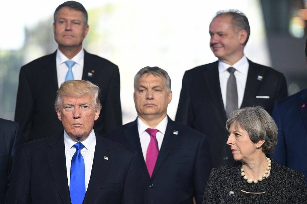 Trump Orbán Nato Csúcs
