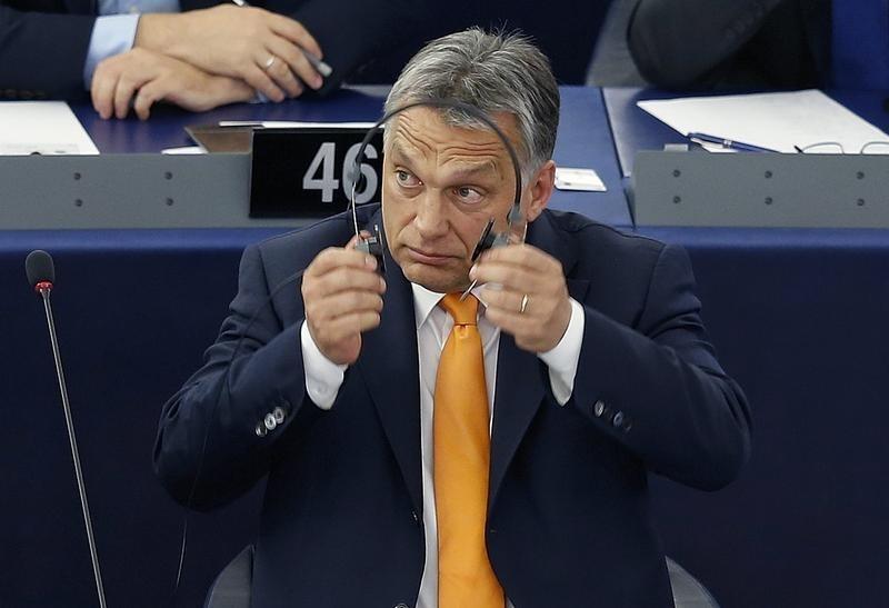 Hungarian Prime Minister Orban Arrives To Attend A Debate On The Situation In Hungary At The European Parliament In Strasbourg