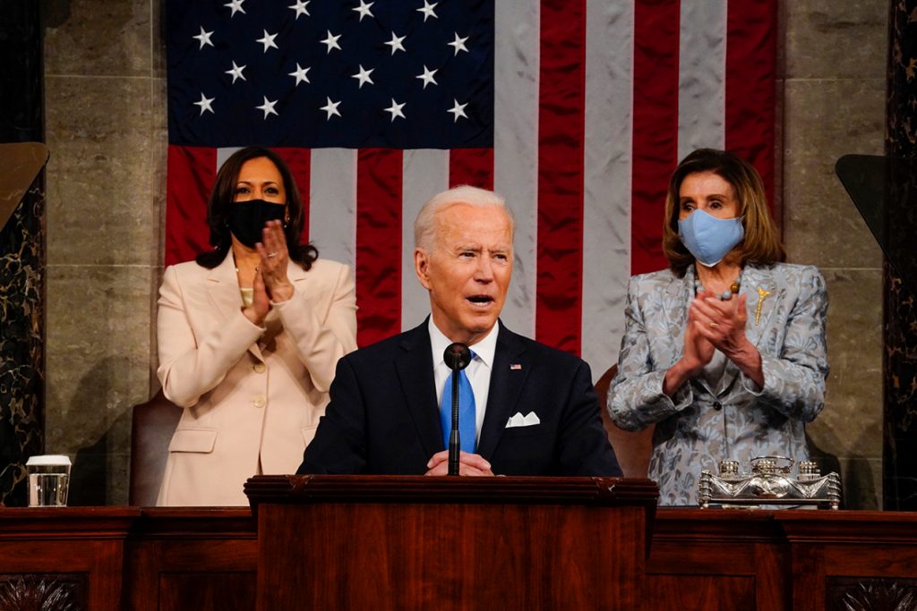 President Biden Delivers First Address To Joint Session Of Congress